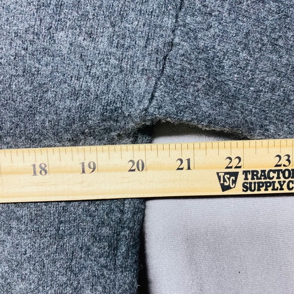 REI Cooperative Lambswool V Neck Sweater Gray Trimmed Women's Size Small - Picture 6 of 9